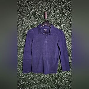 Navy Blue Girls School Shirt